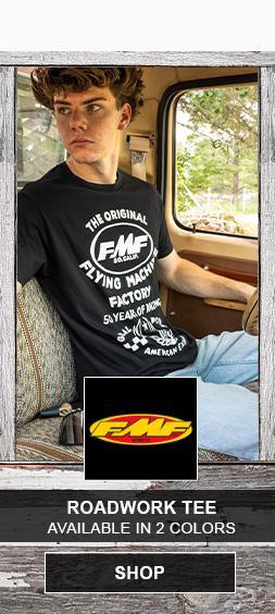 FMF Roadwork Tee, Available in 2 colors, SHOP